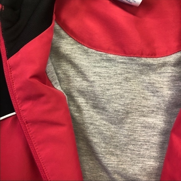 Vintage Reebok Pink and Black Full Zip Jacket Windbreaker Swishy Suit - Picture 7 of 9